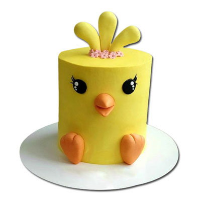 "Duck Theme Fondant Cake (3 kg) - Click here to View more details about this Product